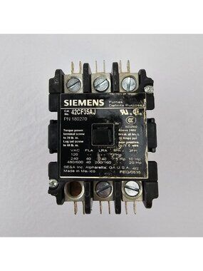 Siemens Furnas 42CF35AJ Definite Purpose Contactor 40A 24V Coil